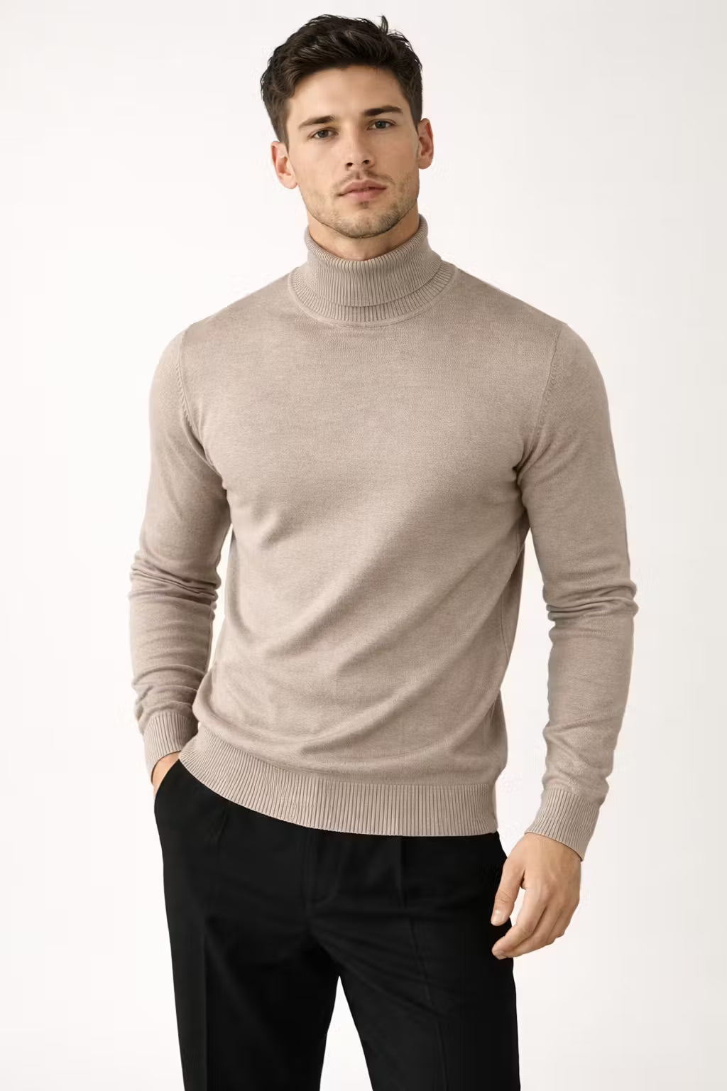 Harbour Ridge Ribbed Turtleneck Knit