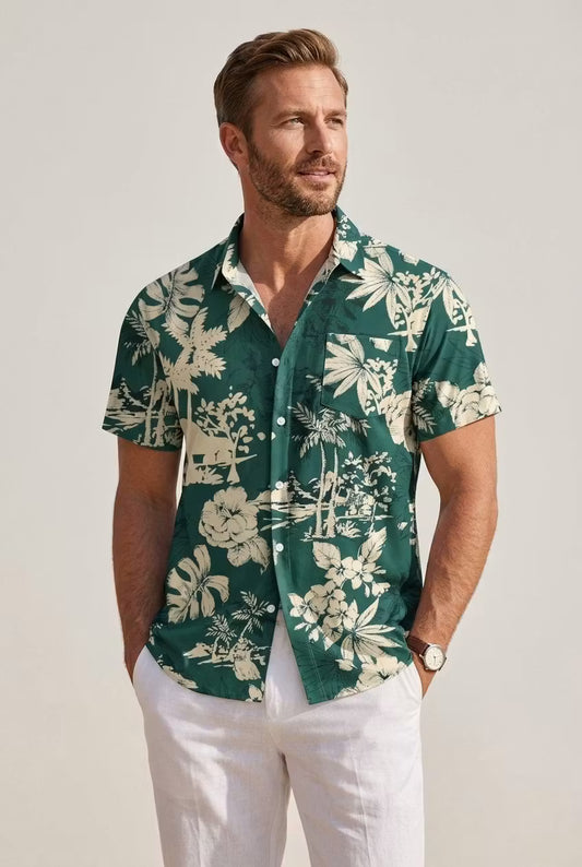 Camisa resort floral Seabriar