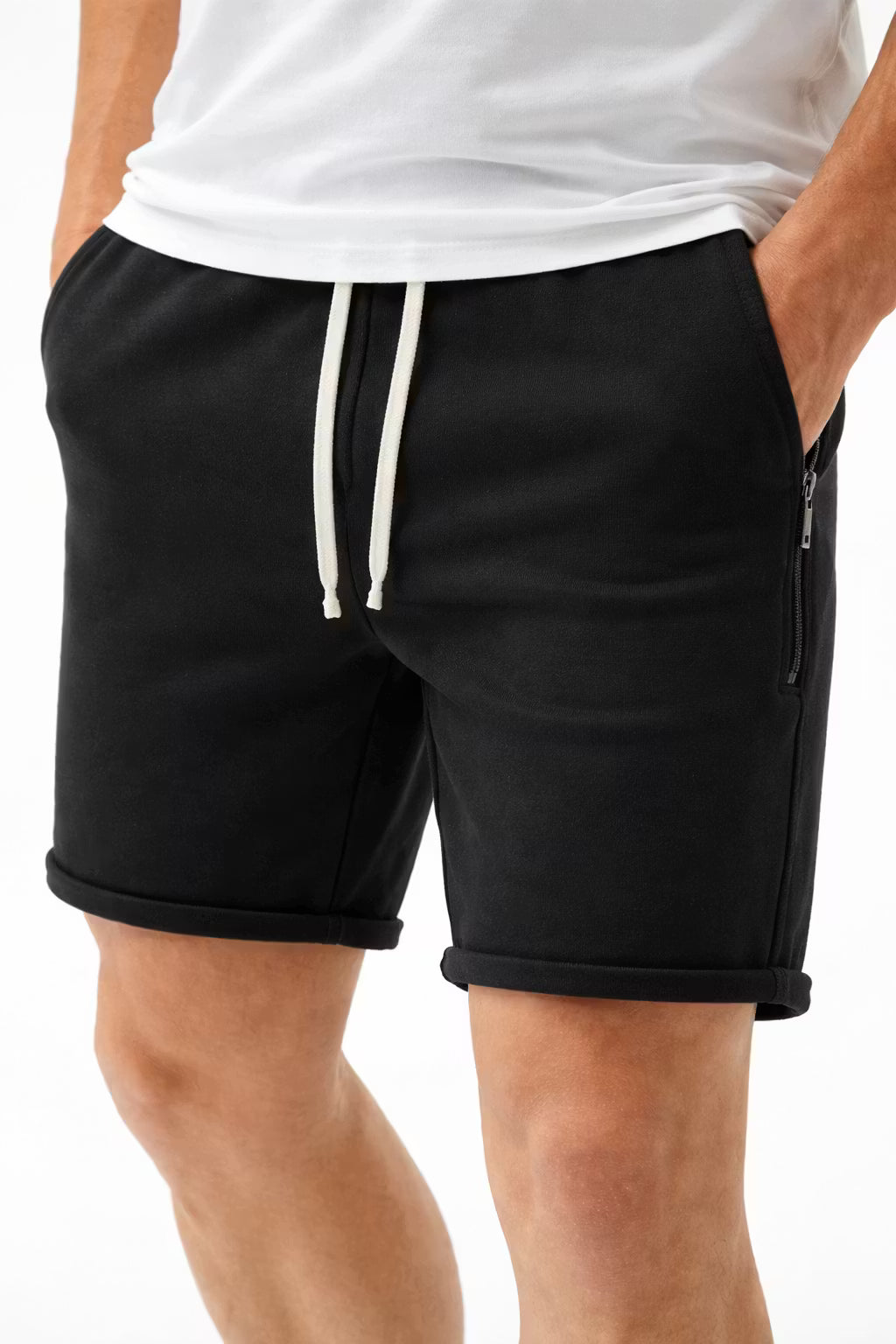 Men’s Lounge Shorts With Drawstring Waist