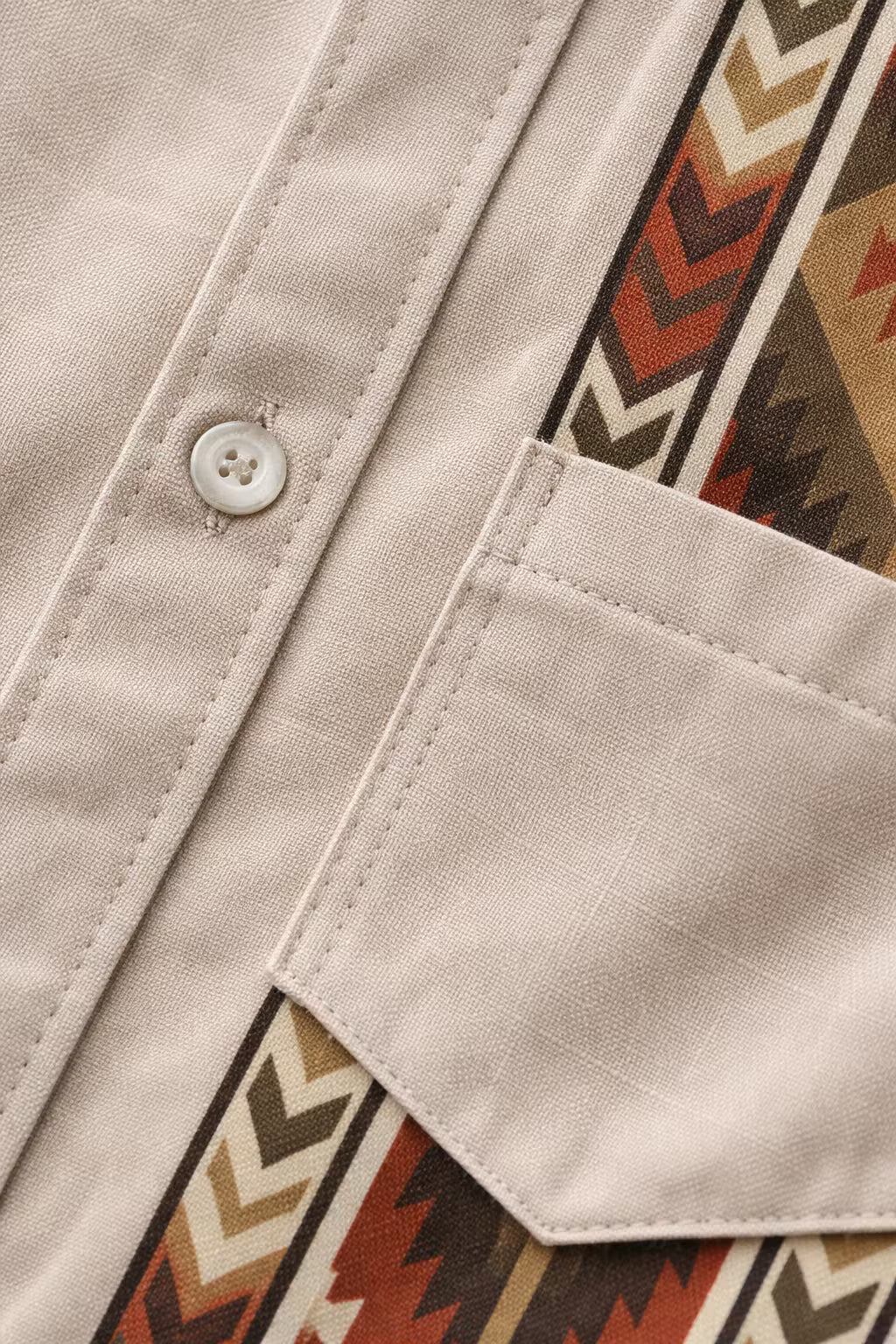 Frontier Mosaic Woven Graphic Shirt