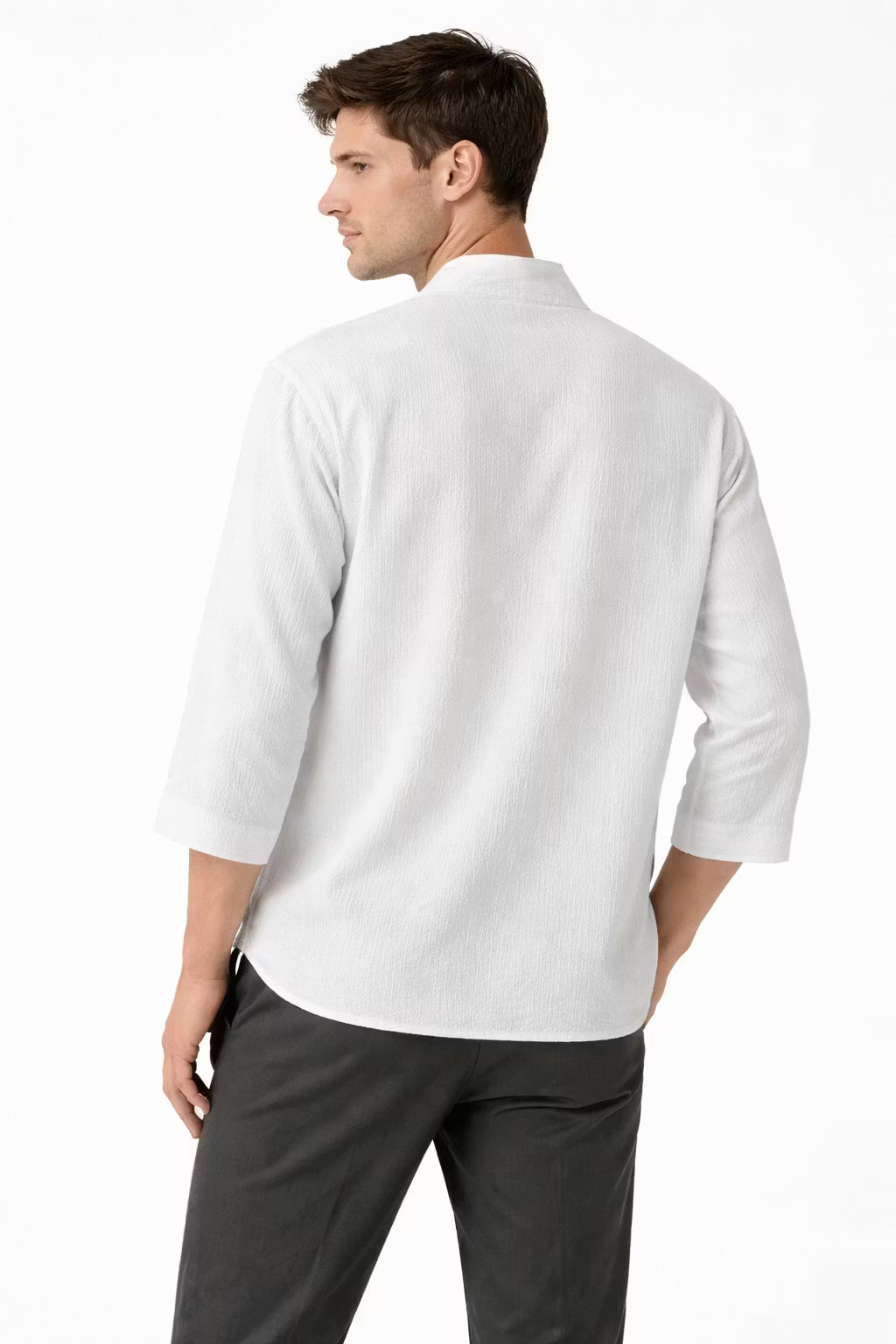 Men’s Cotton Home V-Neck Lounge Shirt