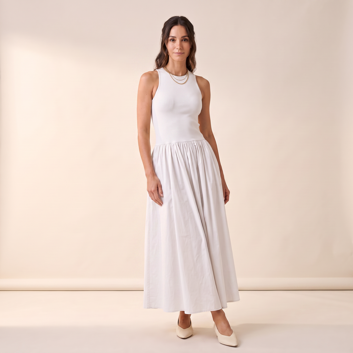Meadow gebreide maxi-jurk