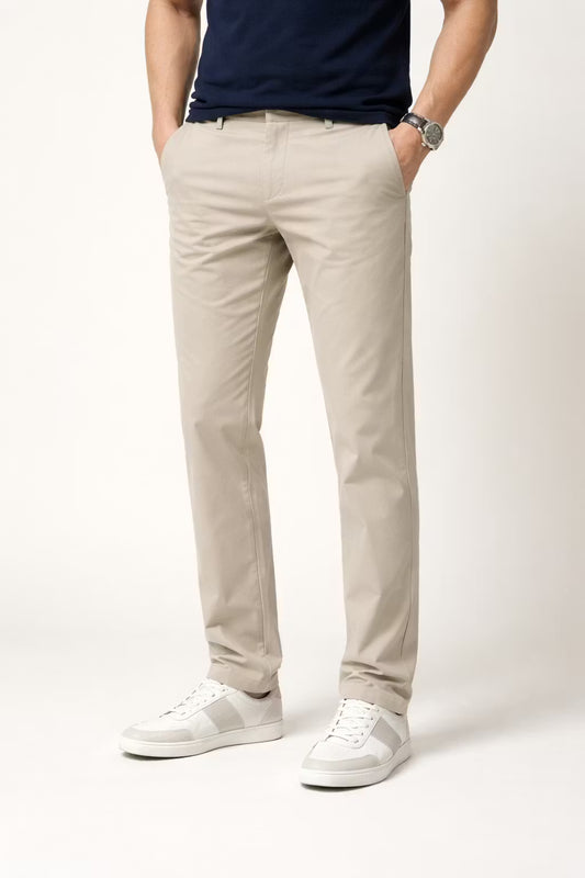 Men’s Studio-Ready Straight Fit Trousers
