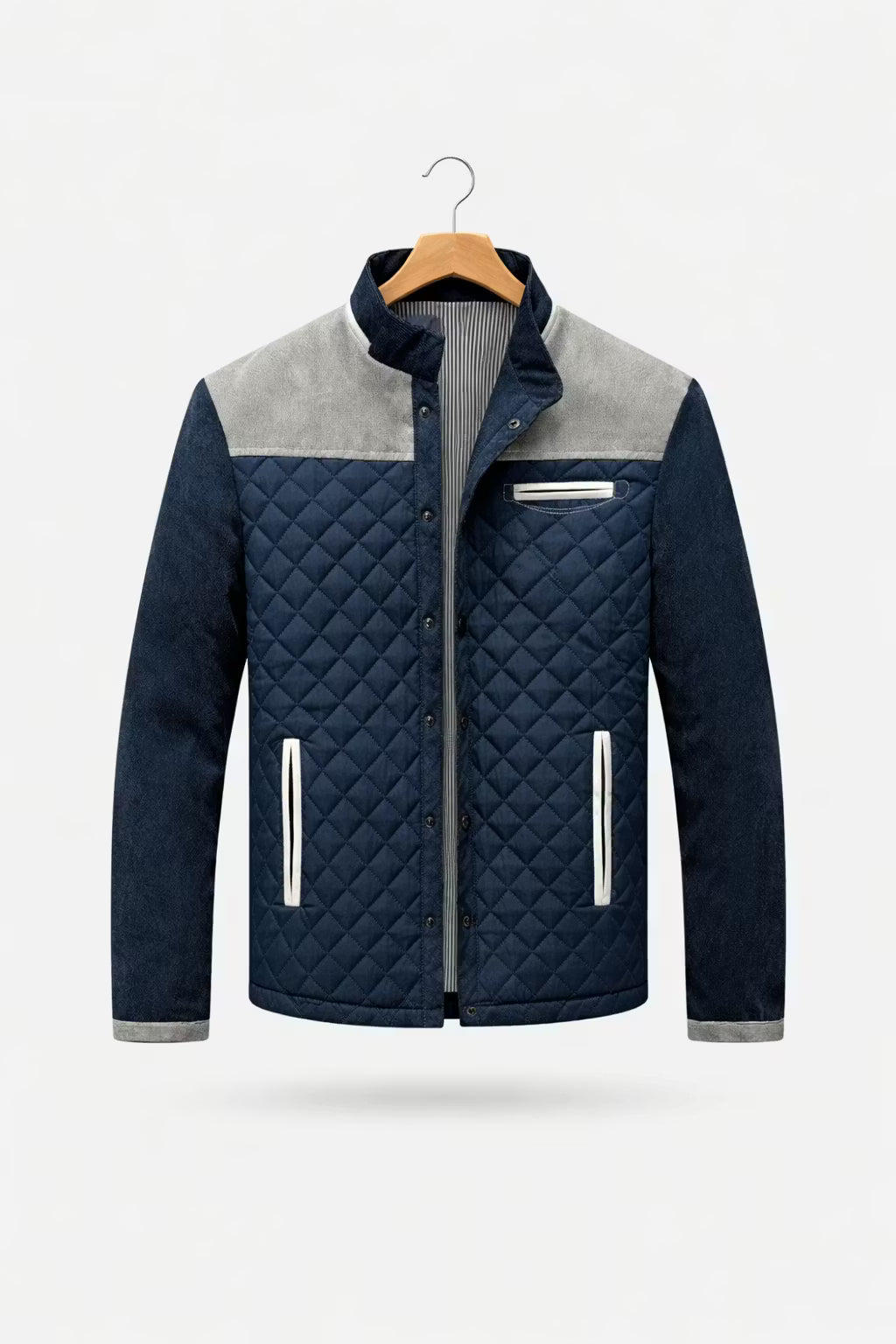 Heritage Quilted Stand Collar Jacket