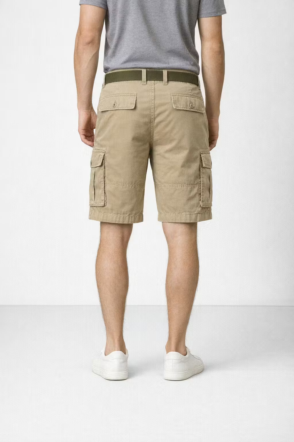 Utility Pocket Cotton Cargo Shorts