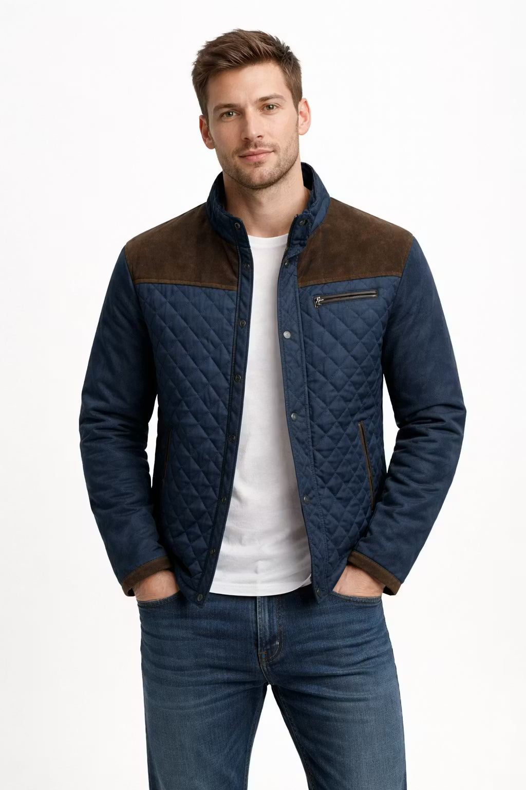 Heritage Quilted Stand Collar Jacket