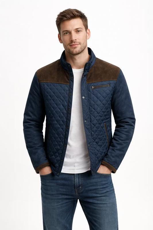 Heritage Quilted Stand Collar Jacket