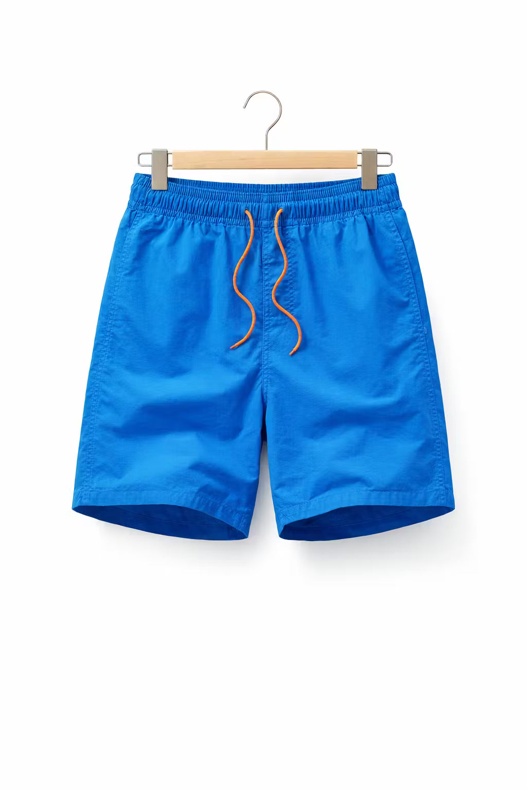 Elastic Drawstring Nylon Shorts