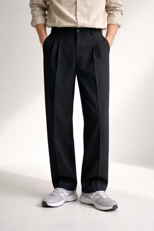 Men’s Tailored Utility Trousers With Clean Structure Designed