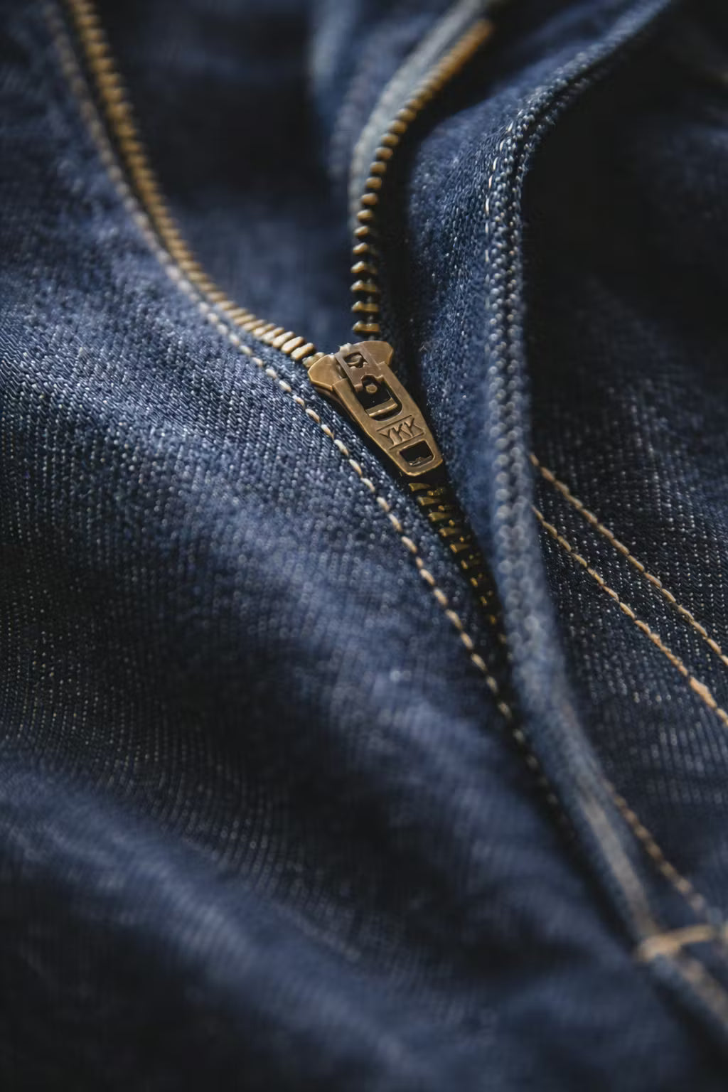Indigo Pleated Relaxed Denim Pant