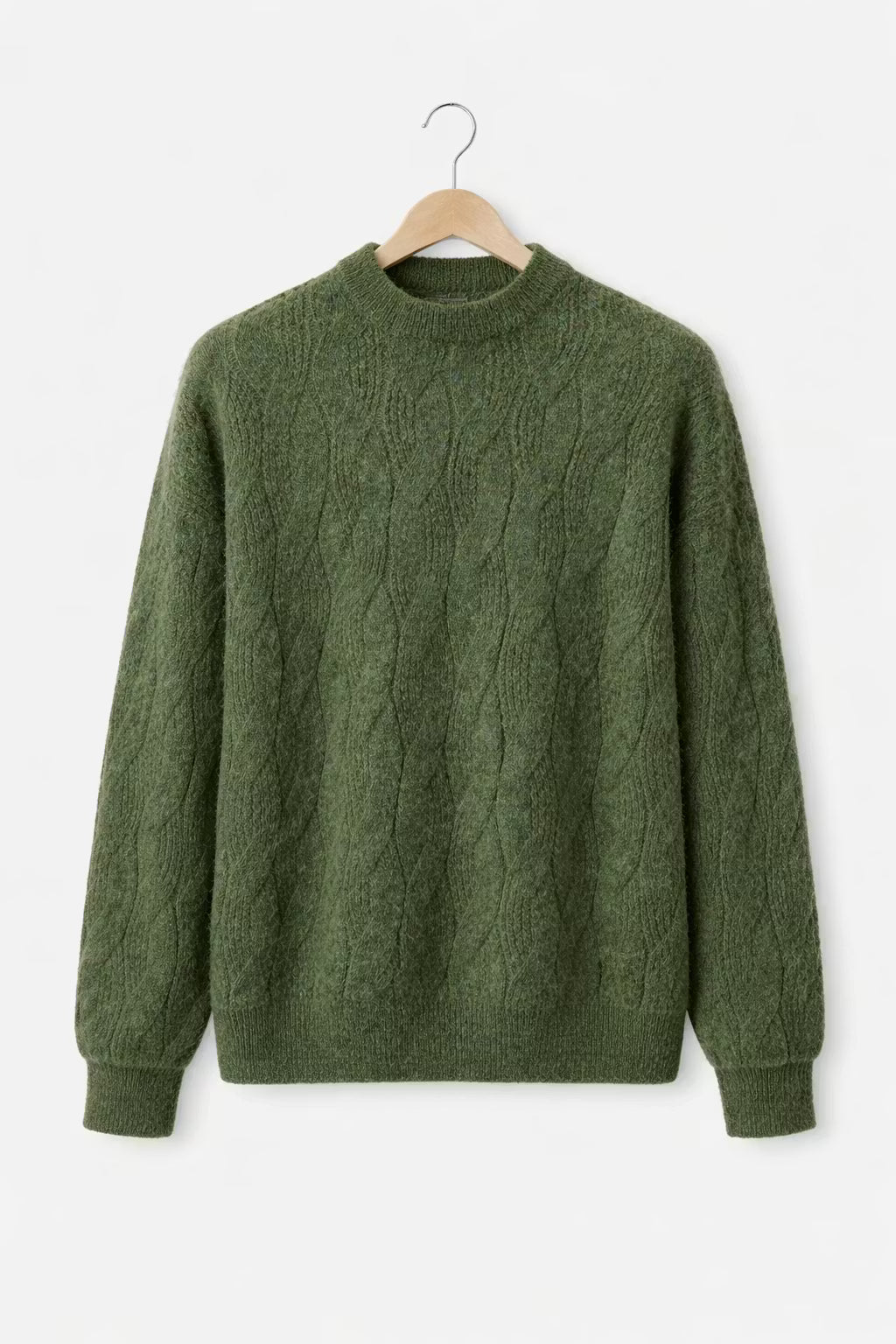 Textured Knit Crew