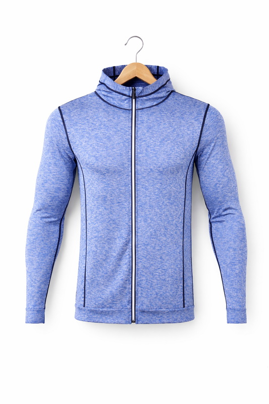 Zip Sport T Shirt Long Sleeve