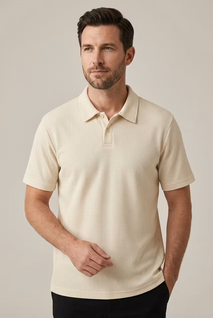 Seabrook Waffle Knit Polo