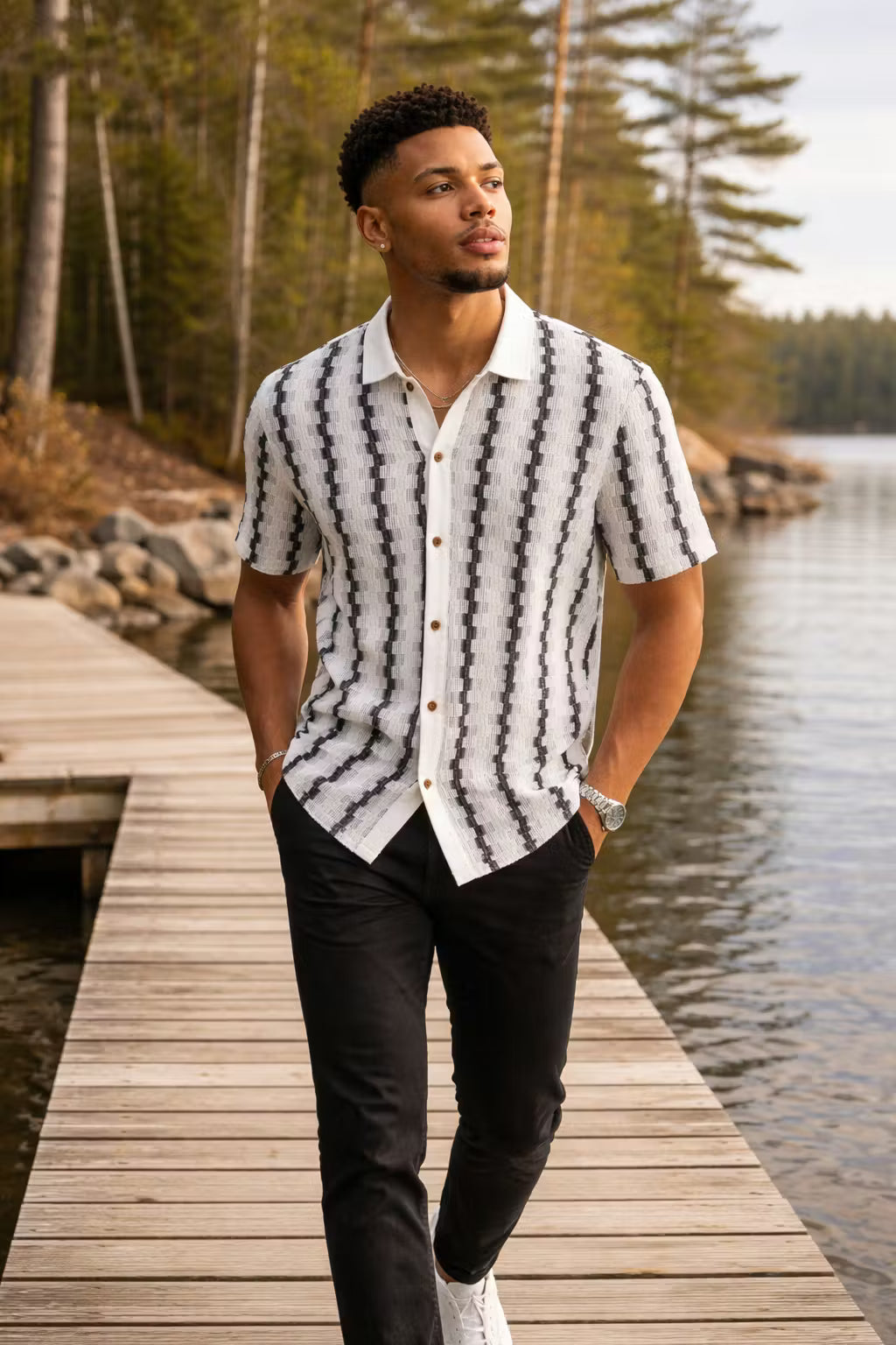 Monarch Textured Knit Shirt
