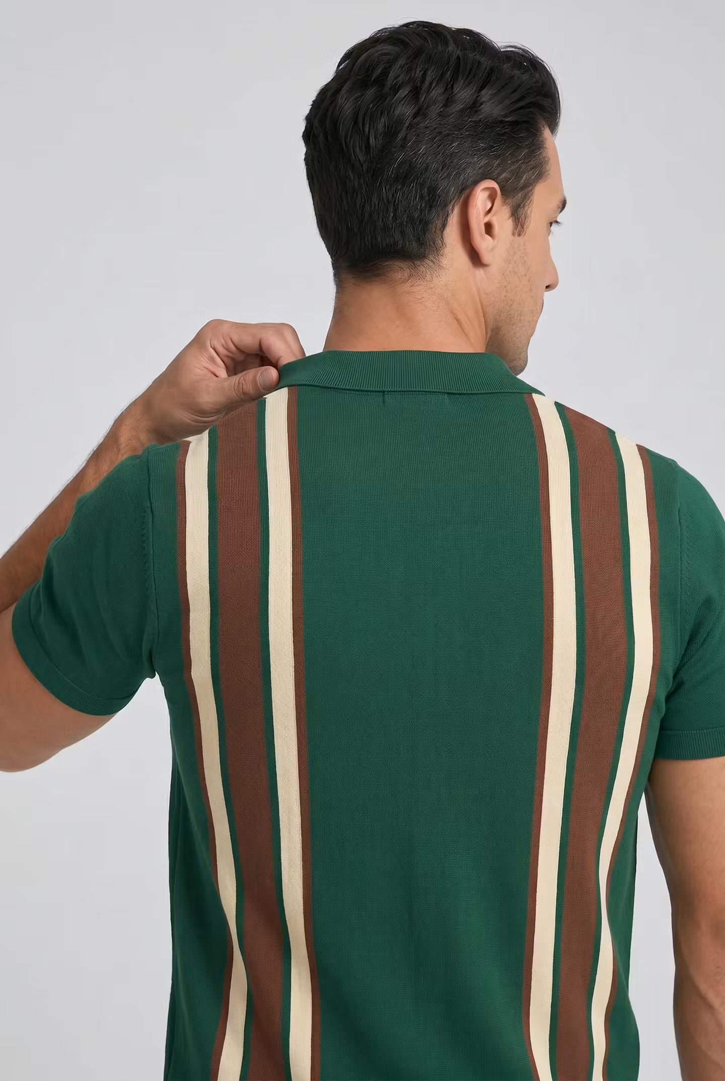 Monroe Stripe Knit Shirt