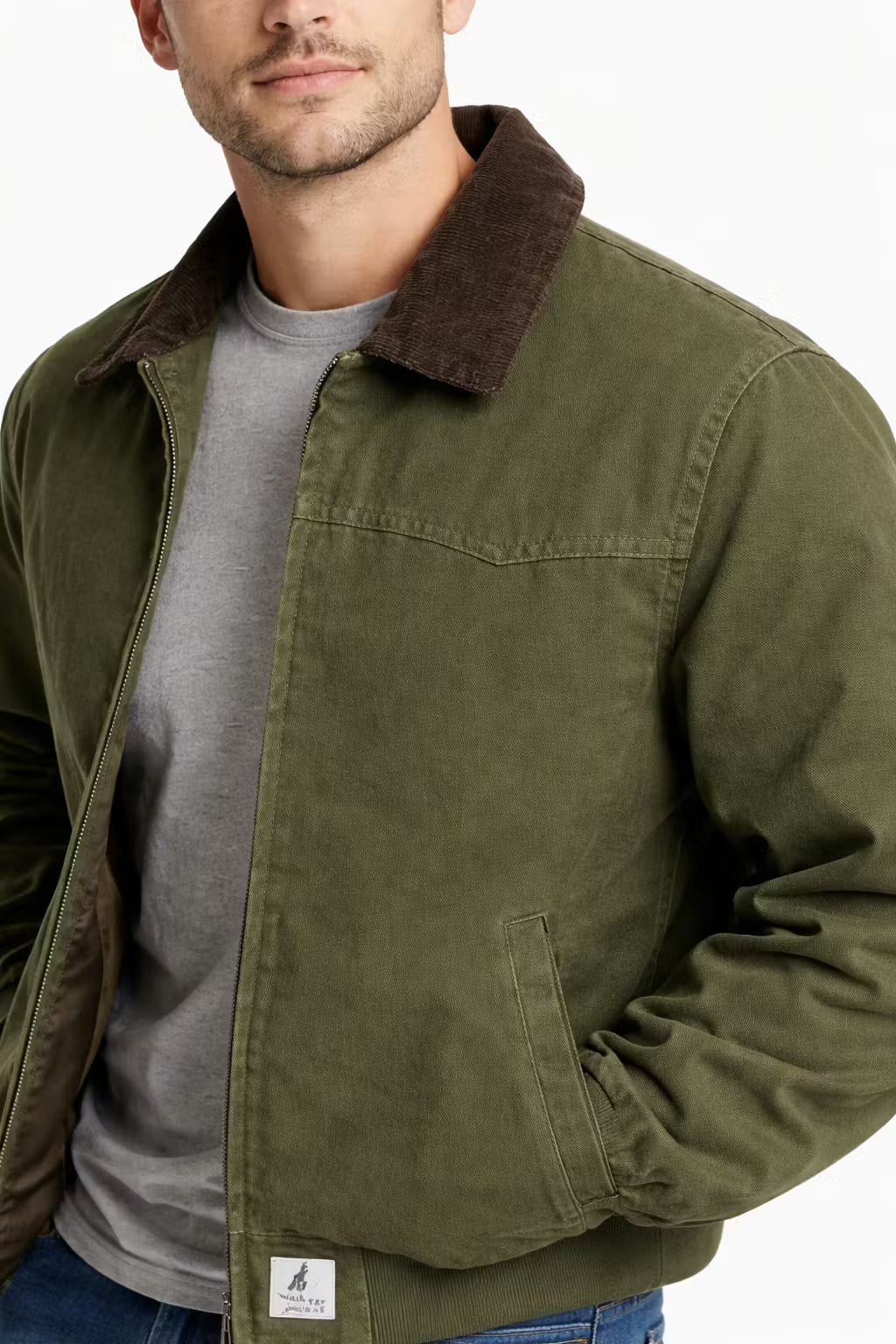 Evergreen Ridge Quilted Utility Jacket