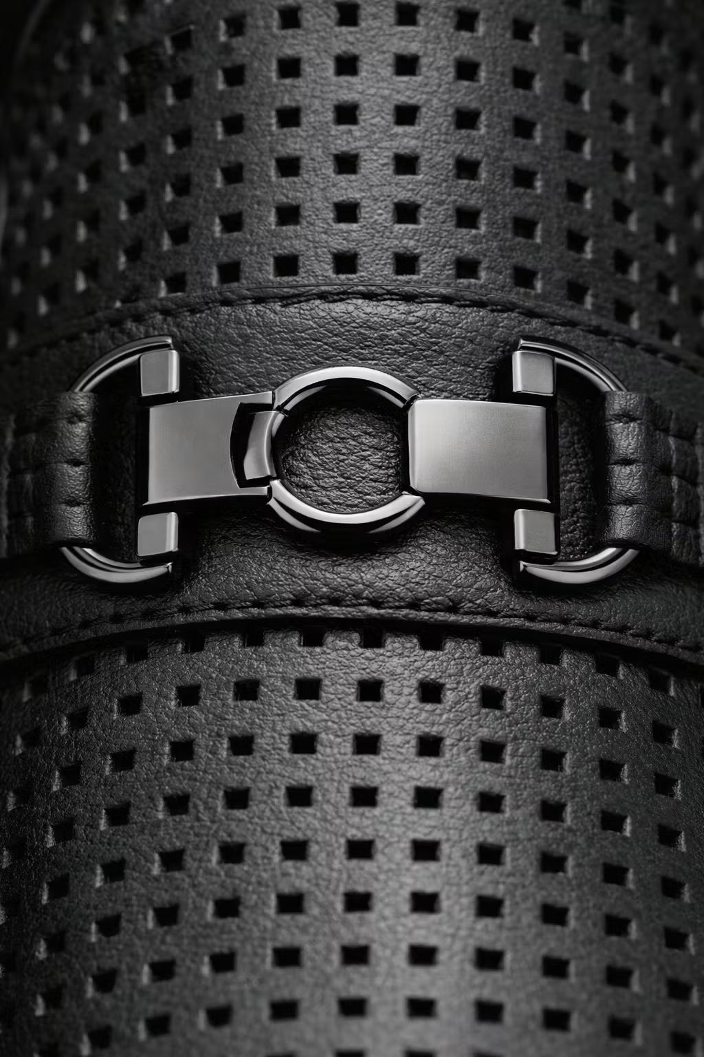 Perforated Bit Detail Driving Loafers