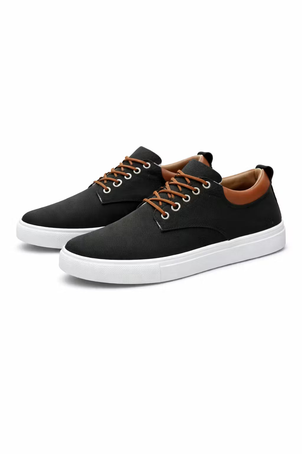 Canvas Lace-Up Street Sneakers