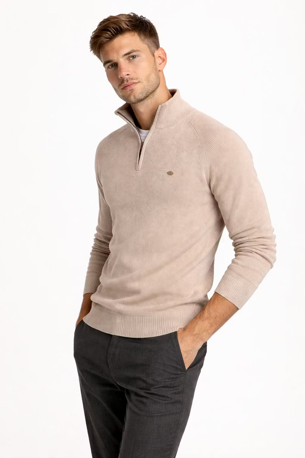 Briar Ridge Quarter-Zip Knit