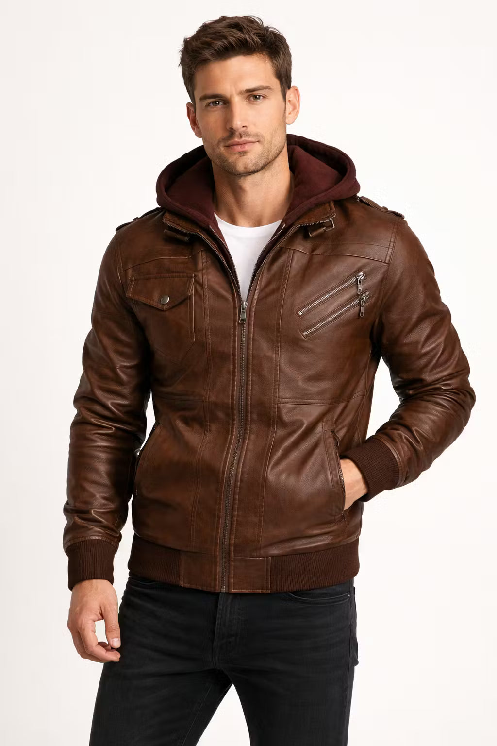 Ironwood Hooded Moto Jacket