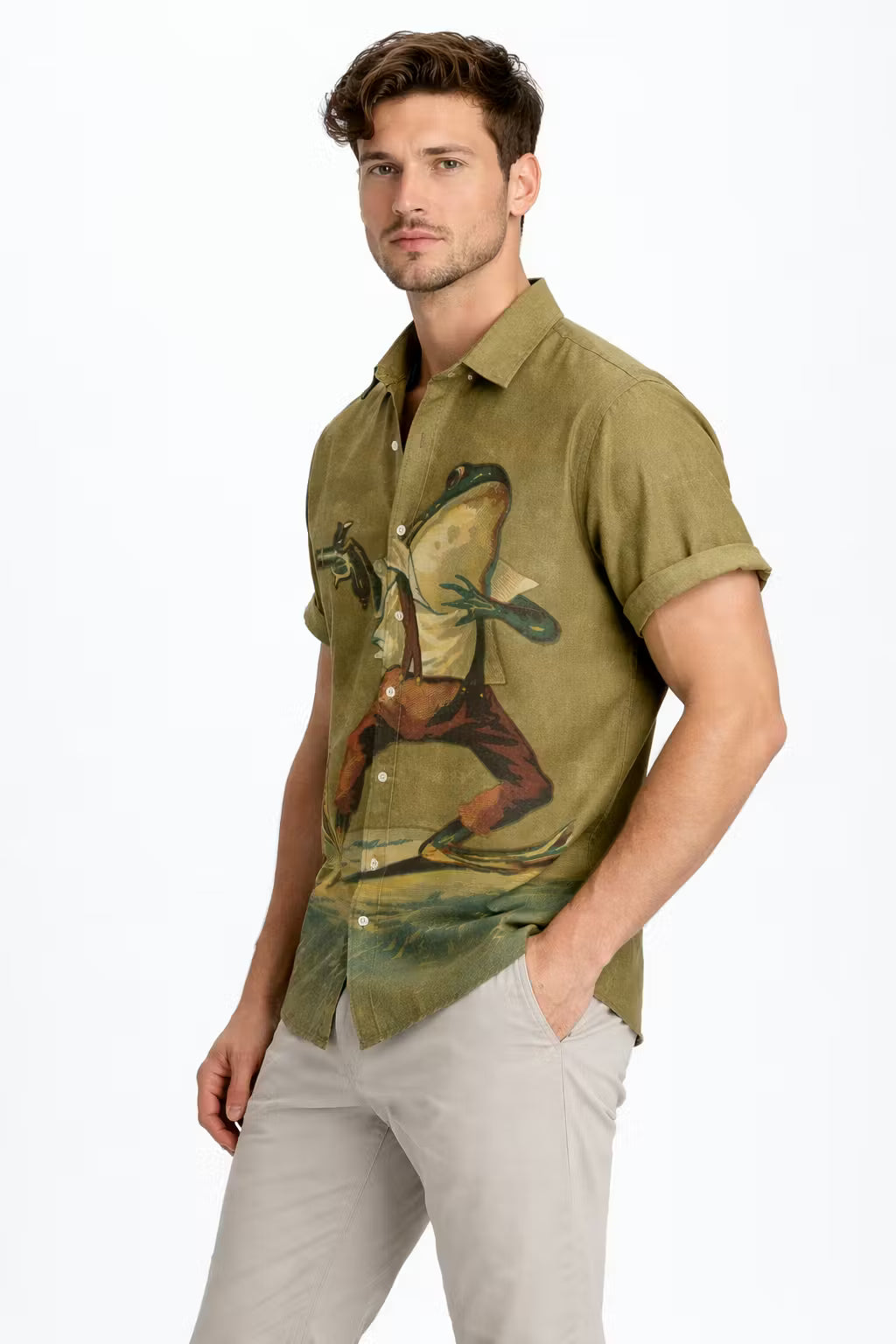 Outlaw Prairie Graphic Woven Shirt