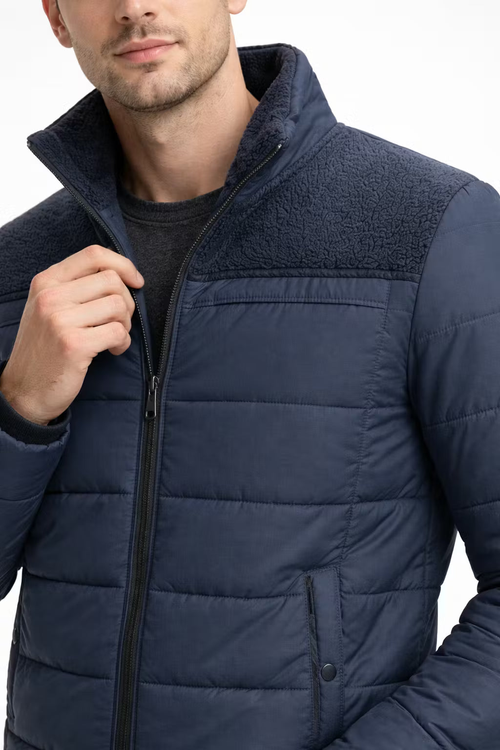 Arctic Quilted Fur-Lined Jacket