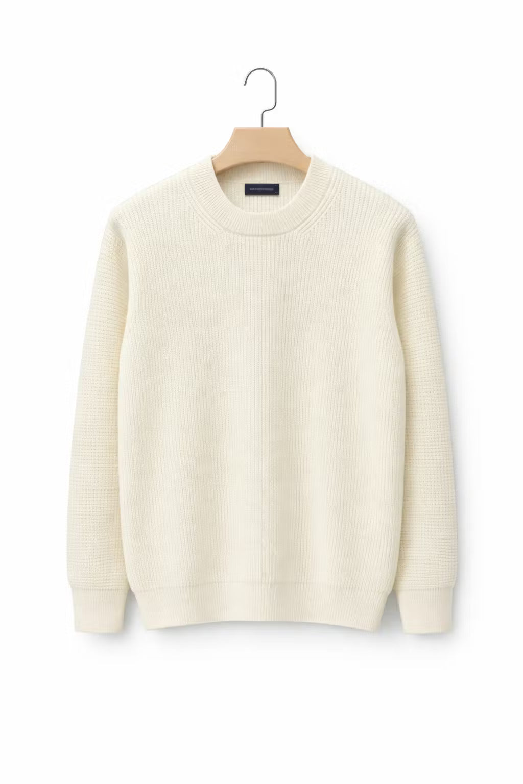 Ribbed Knit Long Sleeve Shirt