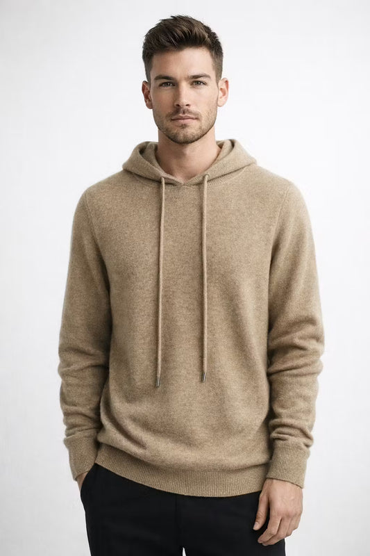 Gebreide hoodie trui