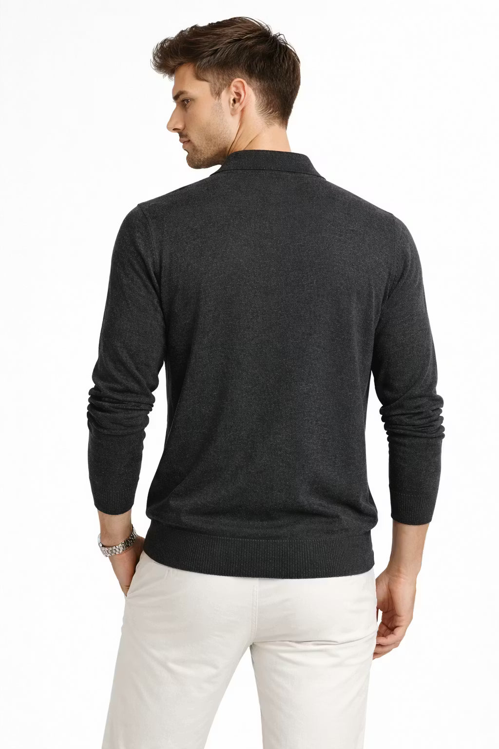 Montclair Knit Polo Sweater