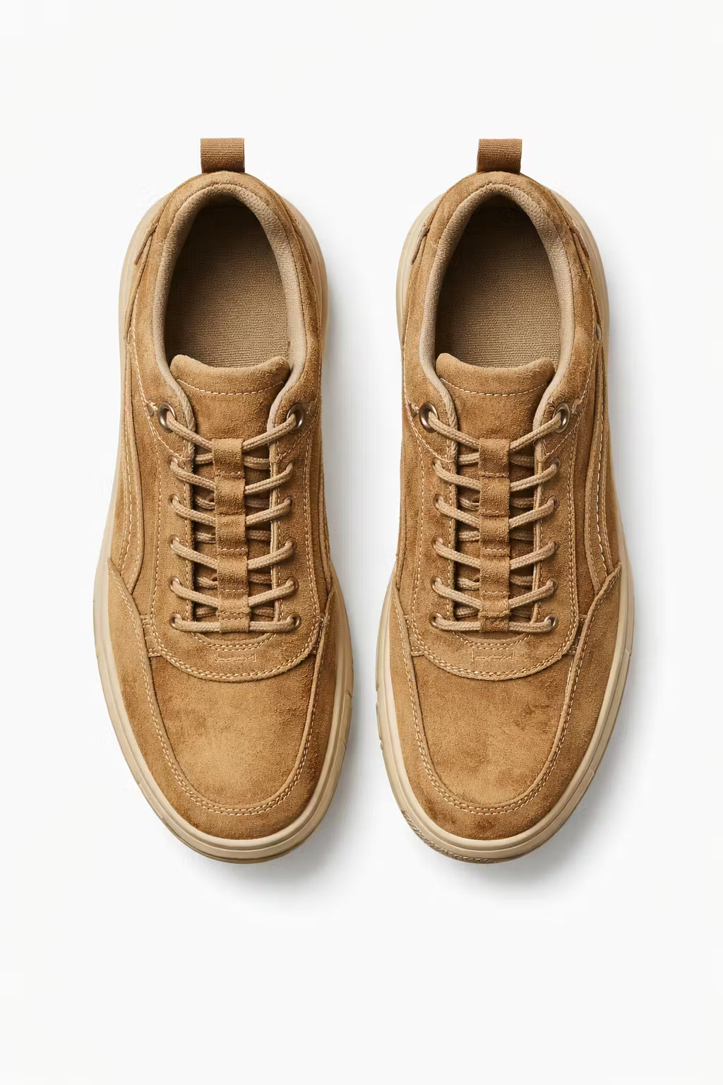 Heritage Suede Panel Lace-Up Sneakers
