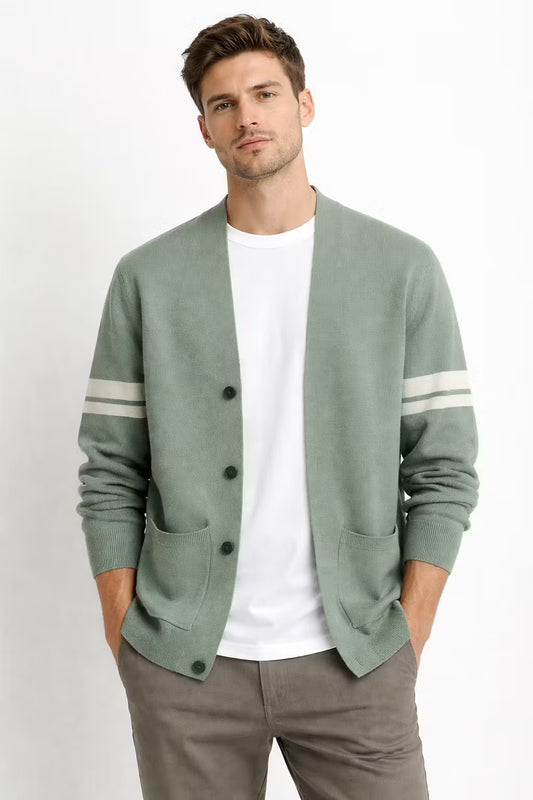 Open Knit Button Front Cardigan Sweater