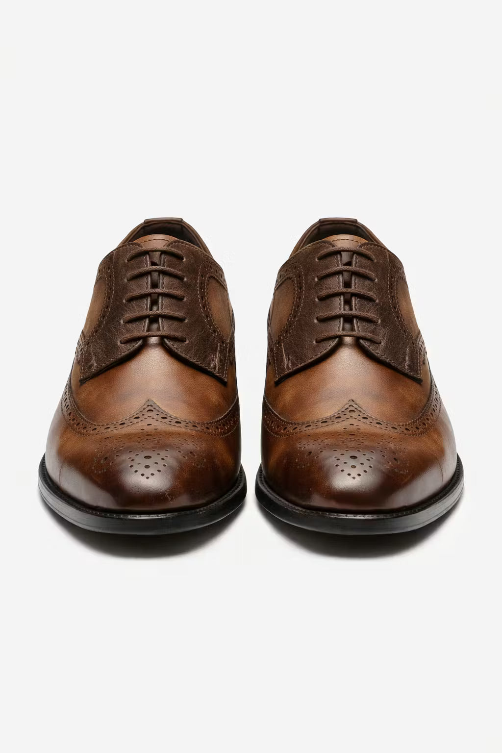 Heritage Wingtip Lace-Up Oxford Shoes