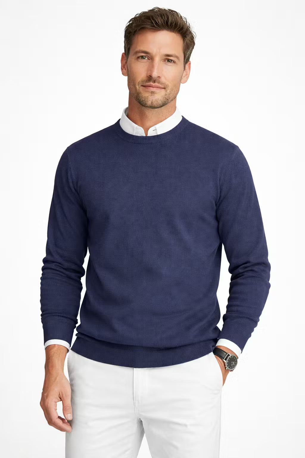 Refined Crew Knit Sweater