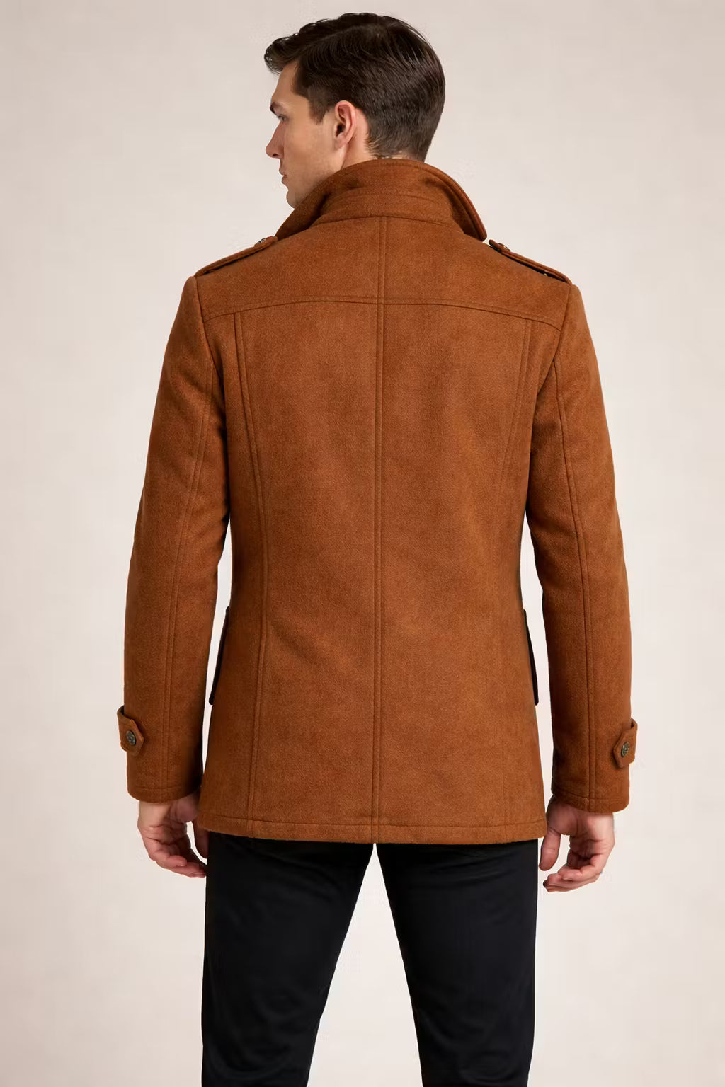 Men’s Structured Mid-Length Coat