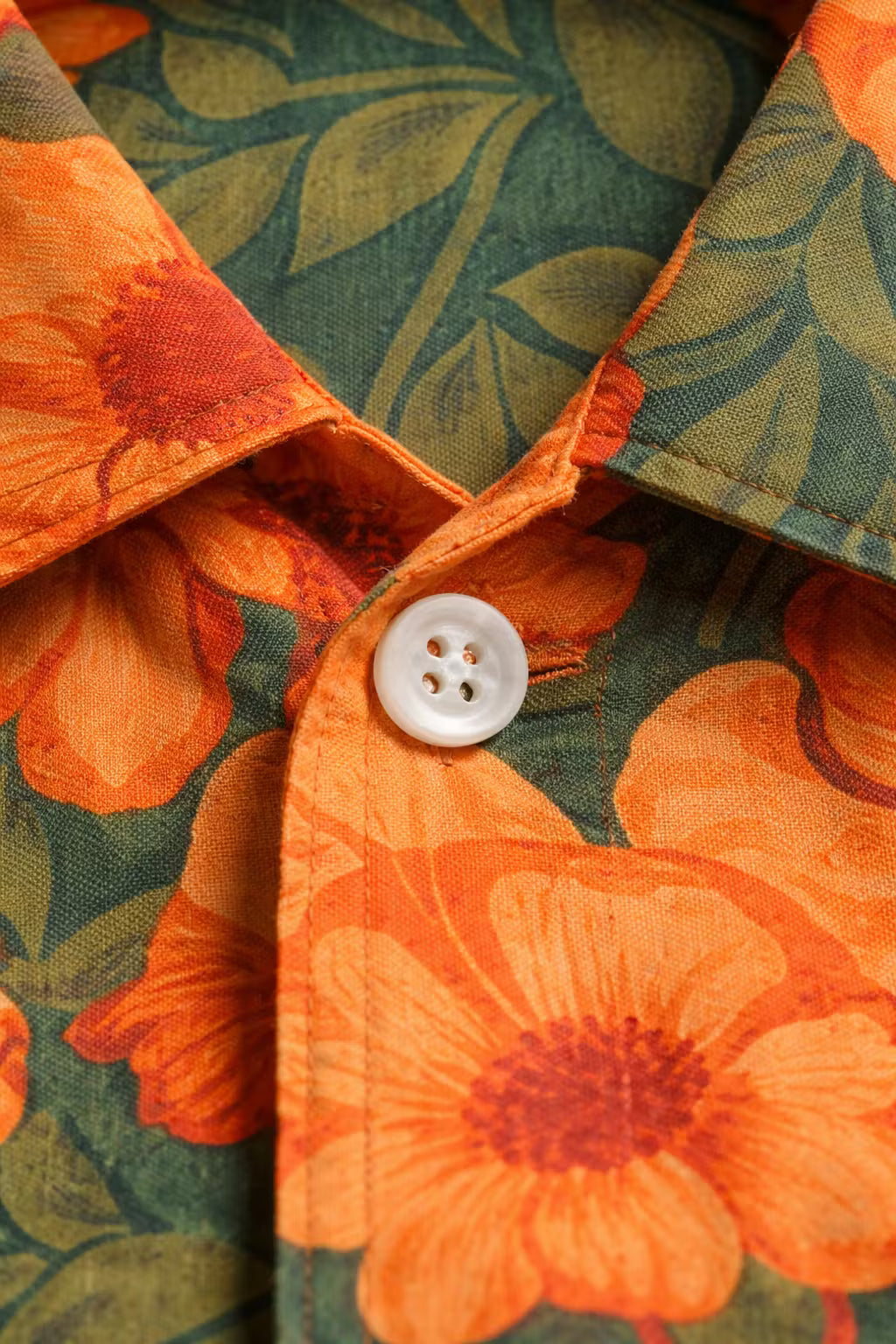 Sunset Bloom Lyocell Resort Shirt