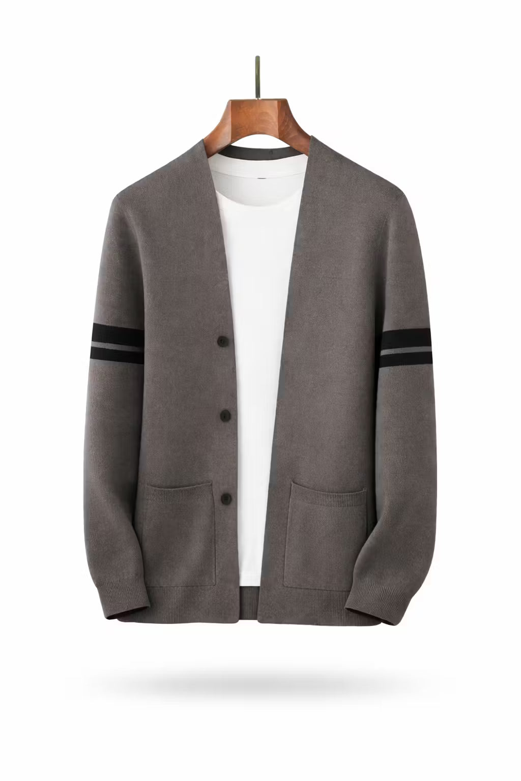 Open Knit Button Front Cardigan Sweater