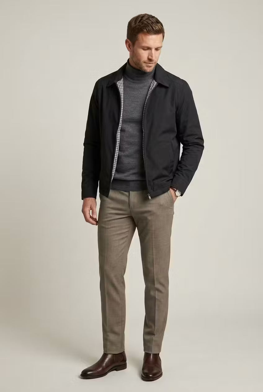 Minimal Zip-Up Utility Jacket