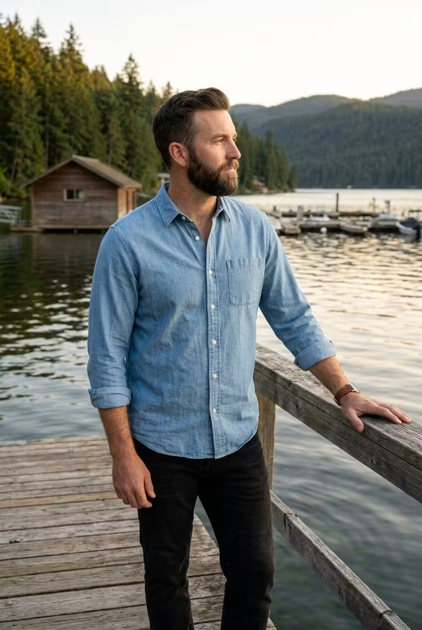 Washed Chambray Shirt