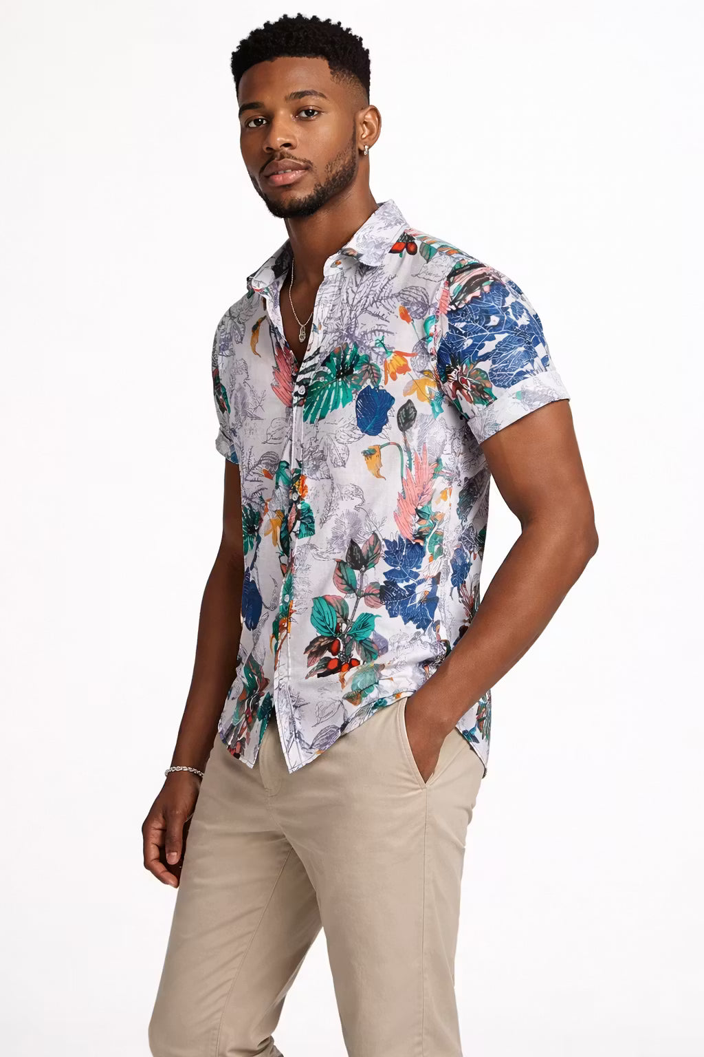 Tropic Sketch Lyocell Print Shirt
