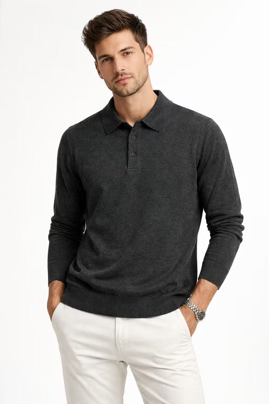 Montclair gebreide polo trui