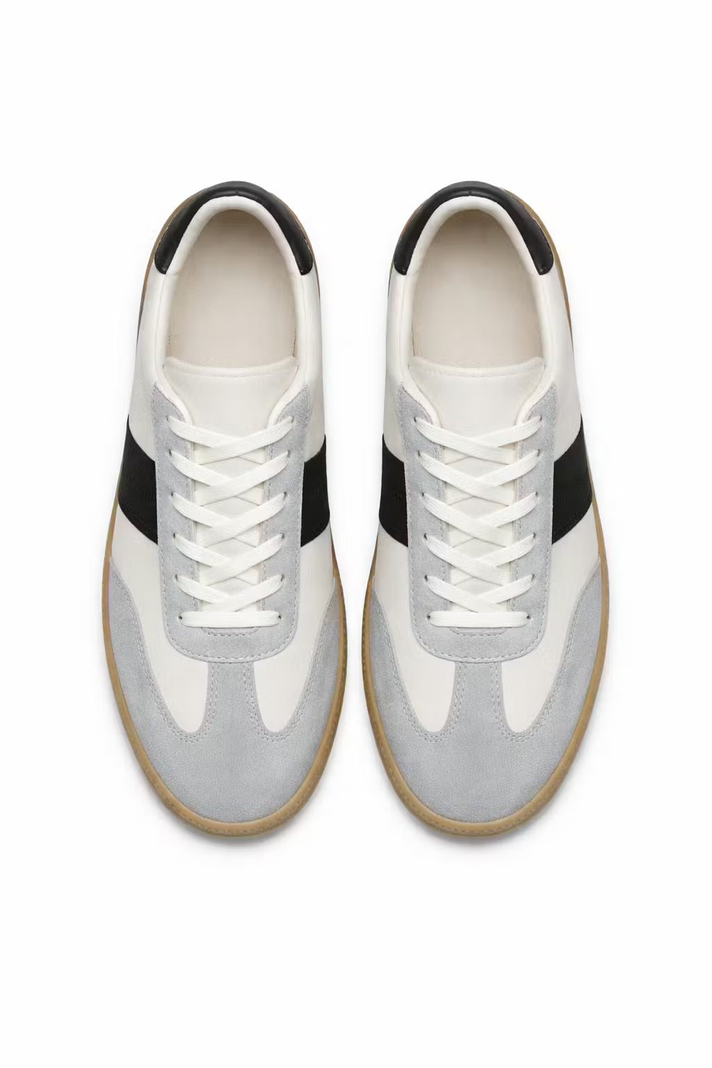 Contrast Stripe Retro Training Sneakers