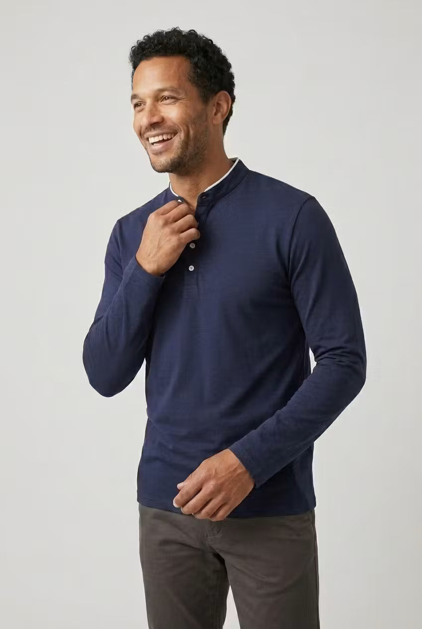 Northshore Stand Collar Henley