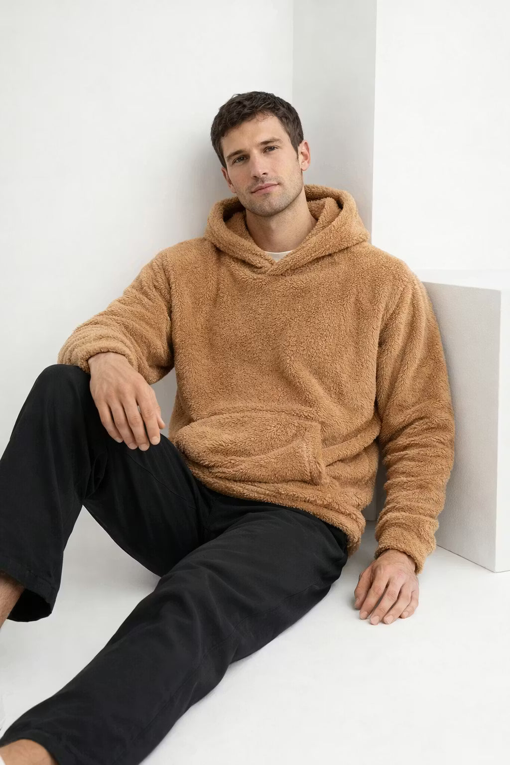 Plush Fleece Pullover Hoodie