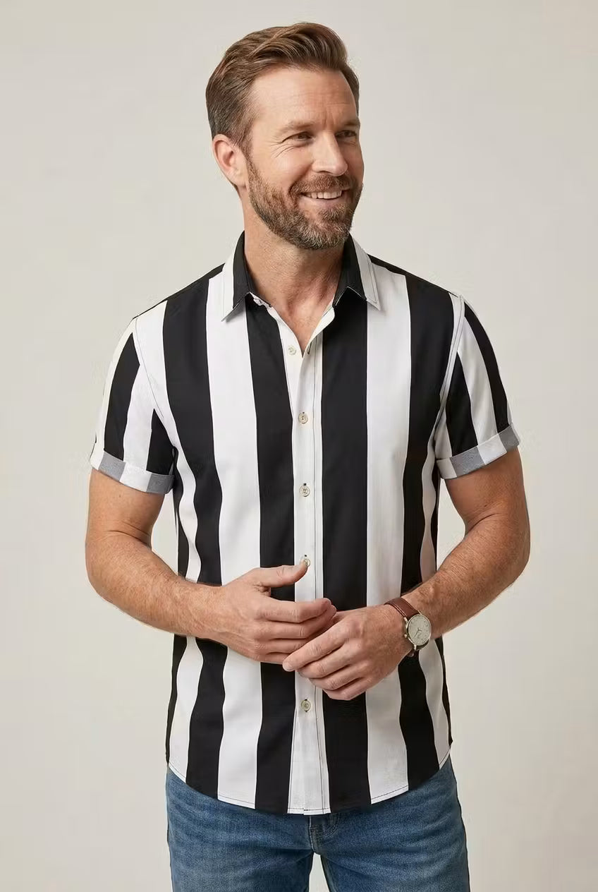 Monroe Stripe Resort Shirt