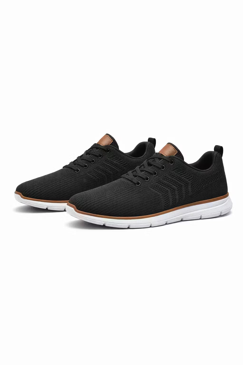 KnitFlow Lace-Up Everyday Sneakers