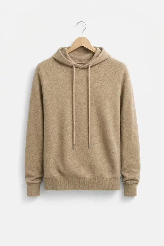 Gebreide hoodie trui
