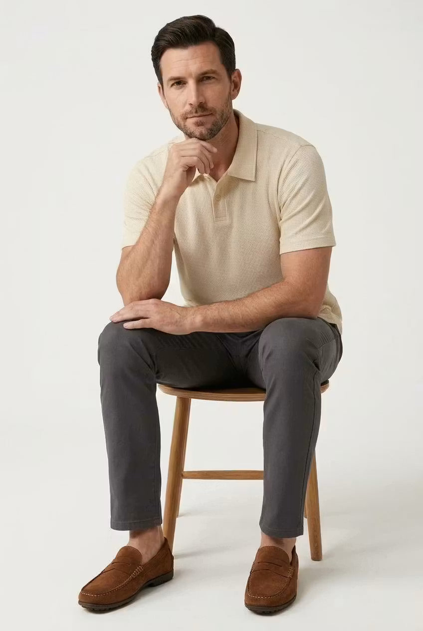 Polo punto waffle Seabrook