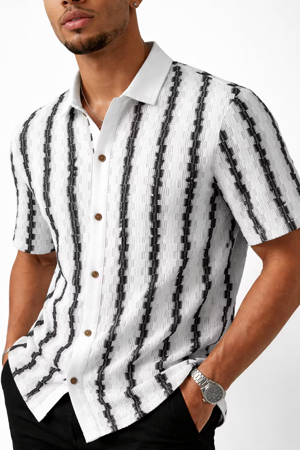 Monarch Textured Knit Shirt