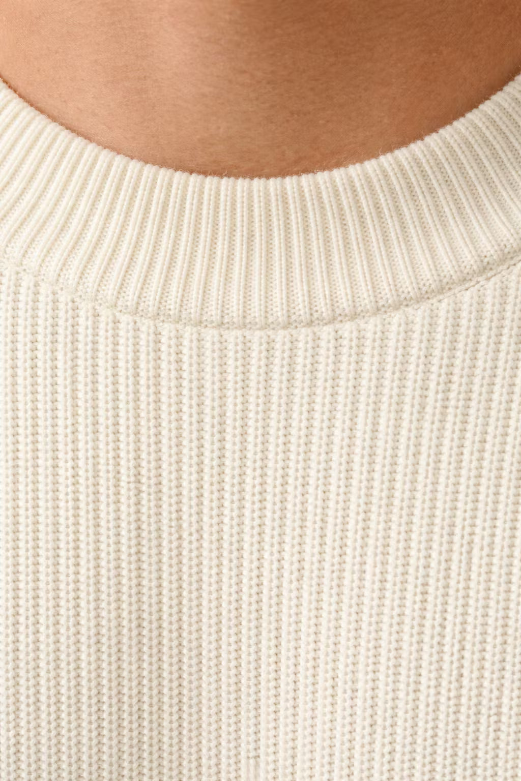 Ribbed Knit Long Sleeve Shirt