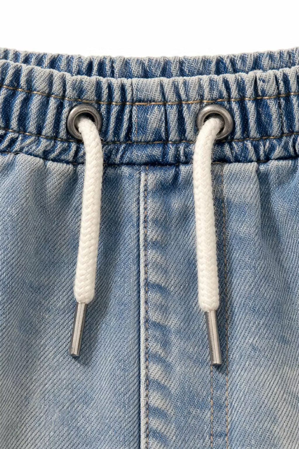 Utility Fade Cargo Denim Shorts